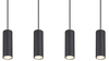 Wisząca lampa Robby 57911-4HB nad łóżko czarna chrom