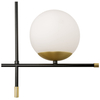 LAMPA wisząca NOSTALGIA MOD048PL-02G Maytoni szklana OPRAWA modernistyczny plafon kule balls białe czarne