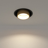 Lampa do kuchni sufitowa Mono Slide 10800 Nowodvorski podtynkowa czarna złota