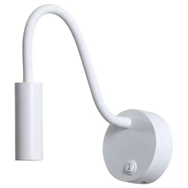 Minimalistyczny kinkiet ścienny 22050 LED 3W 3000K do czytania biały