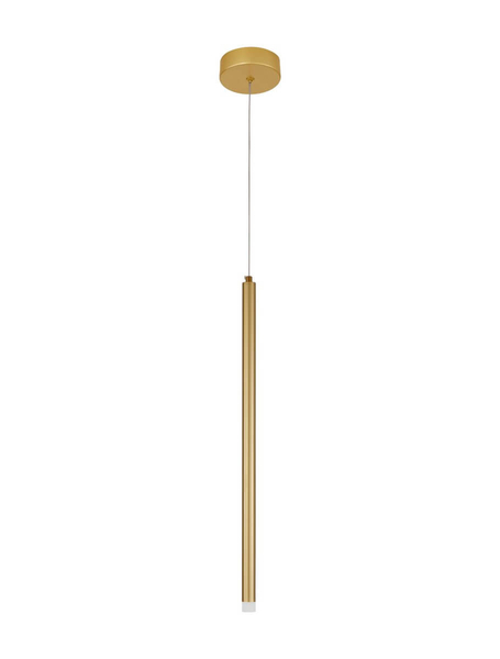 Wisząca lampa Torreon LE42845 Luces Exclusivas tuba LED 3W 3000K do salonu złota