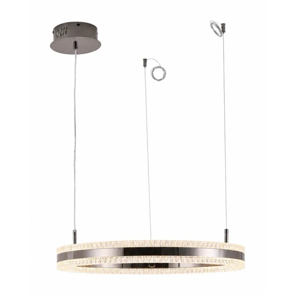 Wisząca lampa ARKADIA tytanowa ST-6376-60 1xLED 30W 3000K ring