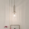 Lampa wisząca QN-KIMROSE-MP-PN tuba szklana nikiel