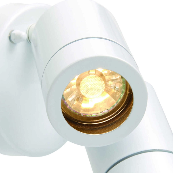 Podwójny kinkiet Palin 75444 Saxby IP44 metalowy biały