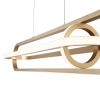 Wisząca lampa owalna Demark QN-DEMARK-LP-BG LED 58W 3000K nad stół złoty