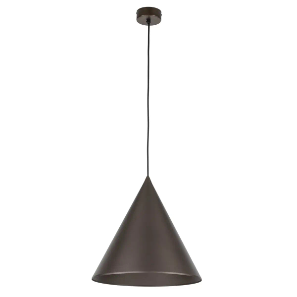 Trójkątna lampa wisząca nad stół CONO 10038 brązowy