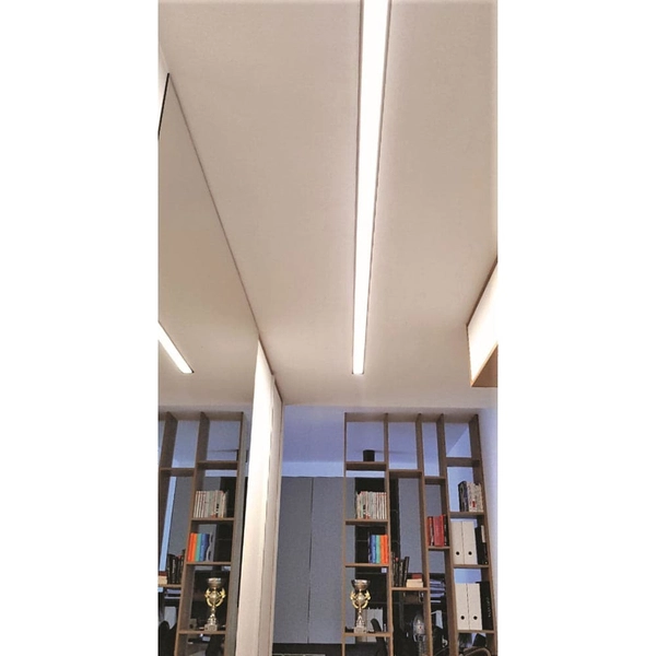 Wpustowa lampa Lupinus 2120016203-1 Elkim LED 56W 4000K liniowa czarna