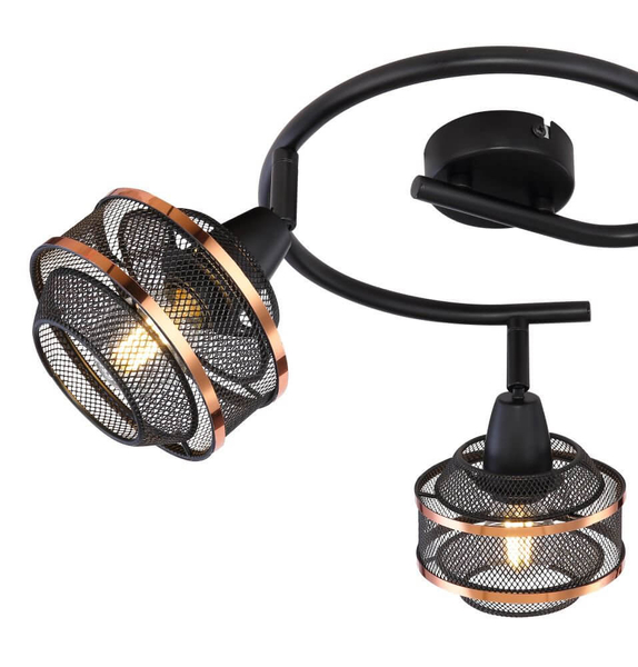 Sufitowa lampa Bellona 54020-3 reflektorki czarne złote