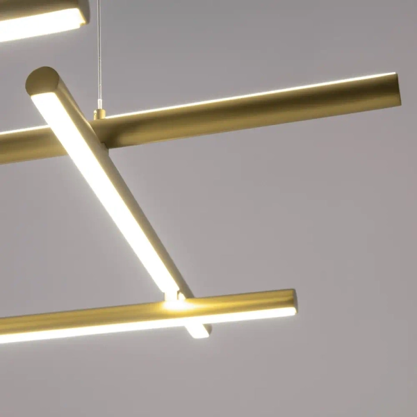 Ledowa wisząca lampa Radiance MOD278PL-L86G3K LED 80W 3000K złoty