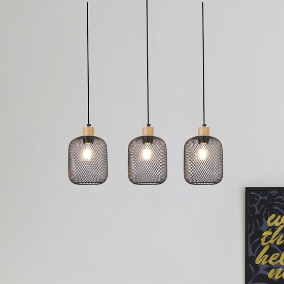 Wisząca lampa loftowa Grendel 3132 kaskada metalowa nad stół czarna