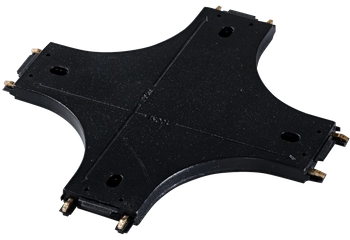 Krzyżowy łącznik do szyn Gamma AZ5318 1-faz czarny