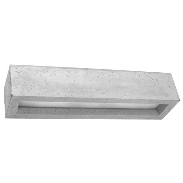 Betonowa listwa ścienna SL.0993 prostokątna lampa do holu
