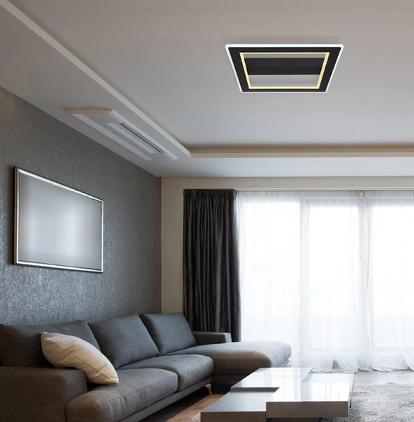 Lampa nasufitowa Mattia 67269-30 square LED 30W czarna