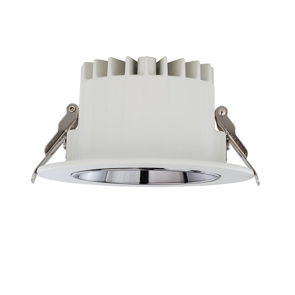 Sufitowa LAMPA wpust KEA 8772 Nowodvorski łazienkowa OPRAWA wpust LED 20W 4000K metalowy IP44 biały