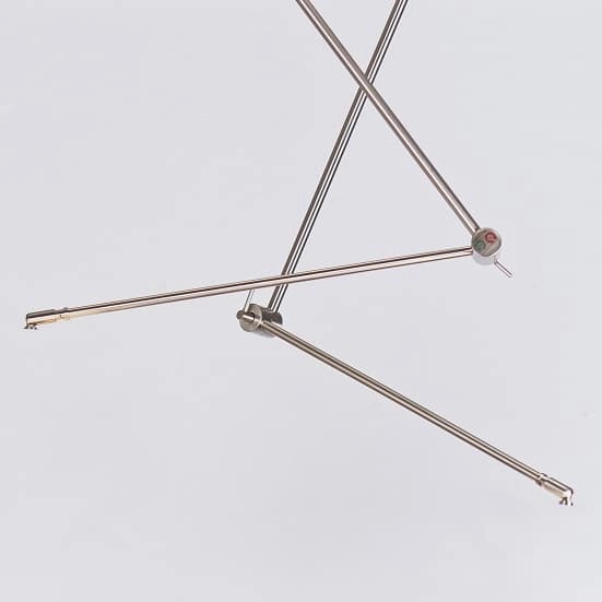 Stelaż do wiszącej lampy z regulacją Adam AZ1842 na wysięgniku srebrny