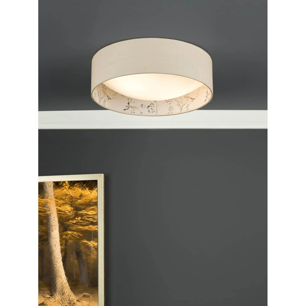 Lampa sufitowa Marble MAR5029-EH Dar Lighting owalna motyw roślin multikolor