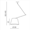 Lampa wisząca nad wyspę Adam AZ1841+AZ2586 Azzardo abażurowa czarny chrom