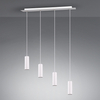 Lampa wisząca na belce VANTOS DL401312400 Trio tubki kuchenna biały