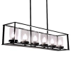 Wisząca lampa Retro ABIGALI-LWR-6XE27 Abigali świeczniki zwis czarna