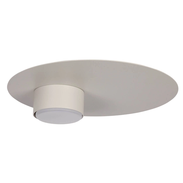 Lampa natynkowa Star 40911 disc plate round do gabinetu szara