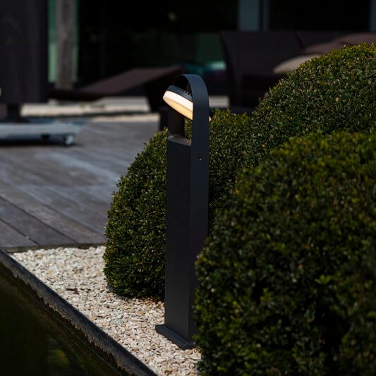 Słupek tarasowy FELE 7196301118 Lutec LED 13,5W 3000K IP54 zewnętrzny szary