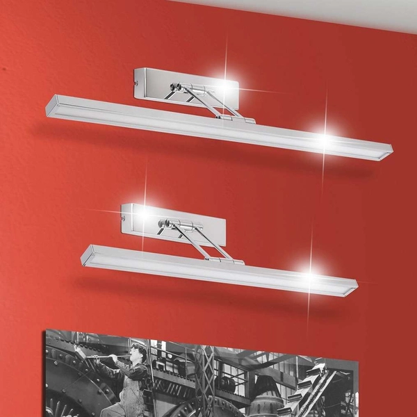 Kinkiet LAMPA ścienna PICTURE SLIM 3908 Rabalux metalowa OPRAWA listwa LED 12W 4000K galeryjka chrom