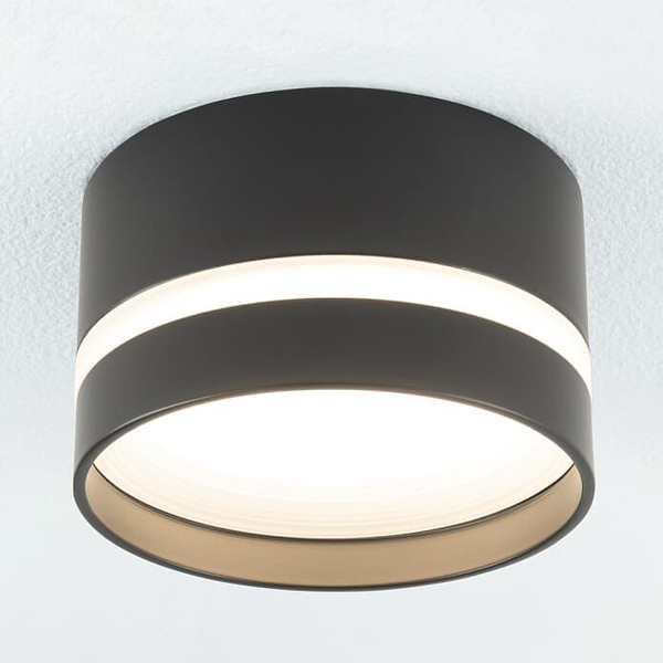 Okrągła lampa podtynkowa Murter 10489 Nowodvorski tuba okrągła czarna
