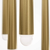 Lampa wisząca LED 30W 4000K tuby mosiądz Cascade OUTLET