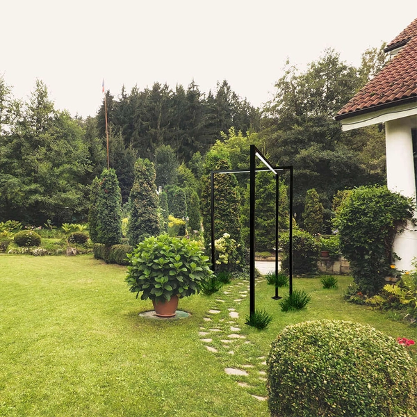 Stojąca lampa ogrodowa Taketa 9929 Shilo IP44 rama antracyt