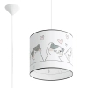 Wielokolorowa lampa wisząca CAT SL.1418 owalna 1xE27 nad wyspę