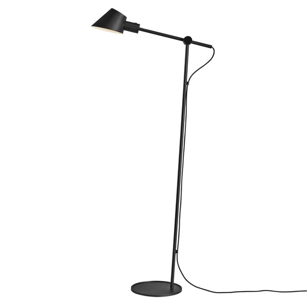 Metalowa lampa stojąca Stay 2020464003 regulowana czarny