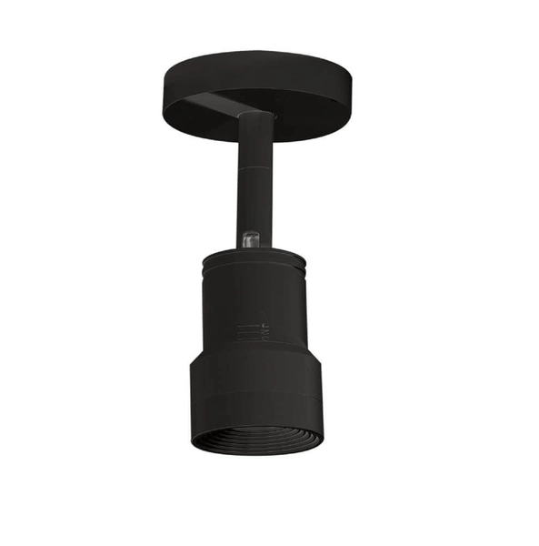 Ruchoma lampa sufitowa Lumi AZ4555 do sypialni czarna