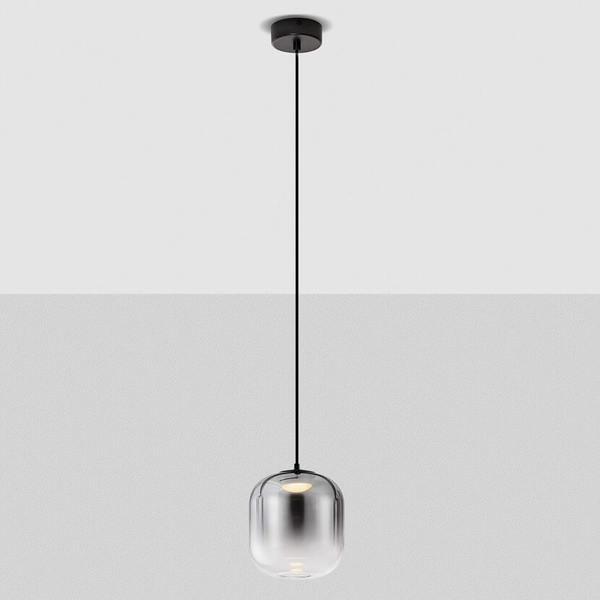 Wisząca lampa do salonu ANUCO LE44610 LED 3W 3000K szklana szara