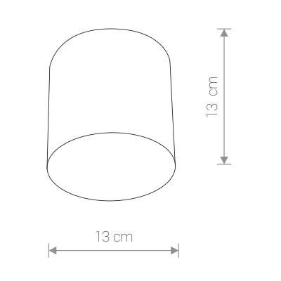 LAMPA sufitowa POINT PLEXI 6525 Nowodvorski metalowa OPRAWA downlight tuba biała