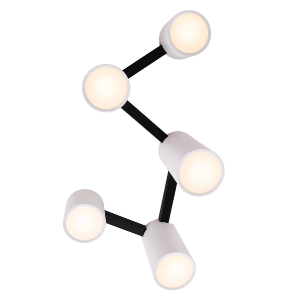 Sufitowa lampa wielopunktowa Laxer C0230 Maxlight tuby biały czarny