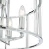 Łańcuchowa wisząca lampa Mya MYK0450 do kuchni świecznikowa chrom