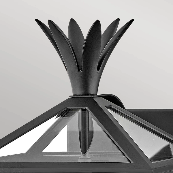 Kinkiet latarenka ścienna Palma HK-PALMA-M-BK Hinkley IP44 do ogrodu czarna