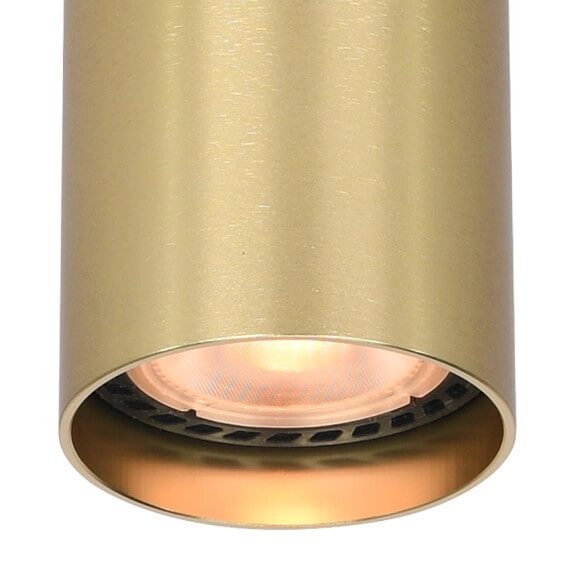 Natynkowa lampa do gabinetu Lopus CLN-48930-S-GD Italux tuba złota