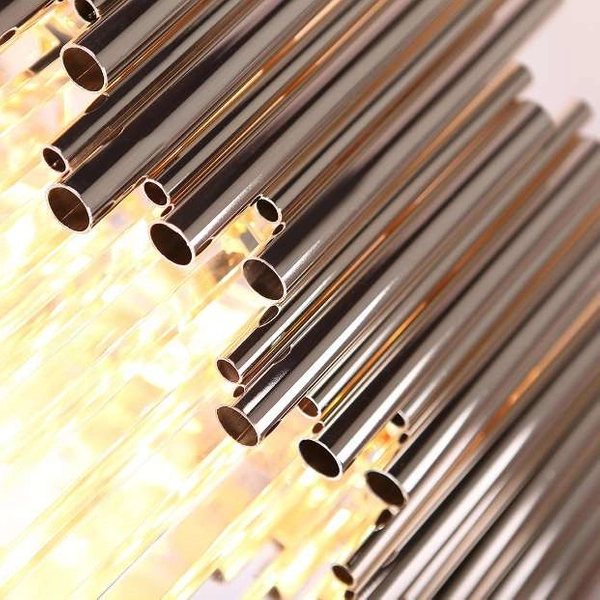 LAMPA wisząca VOGUE P0283 Maxlight glamour OPRAWA kryształowa zwis sople crystal złote przezroczyste