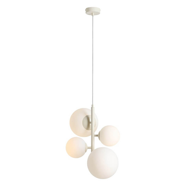 Wisząca lampa molekułowa Bloom 1091L9 Aldex kule ball białe kremowe