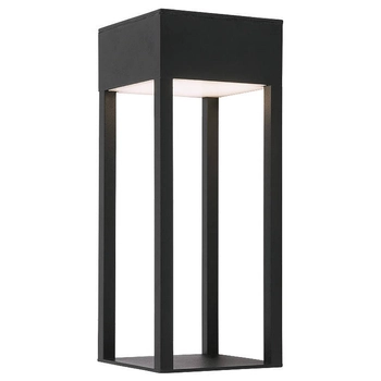 Ogrodowa LAMPA ścienna STRUCTURE LED 8146 Nowodvorski elewacyjna OPRAWA prostokątna LED 13W 3000K outdoor IP54 czarna