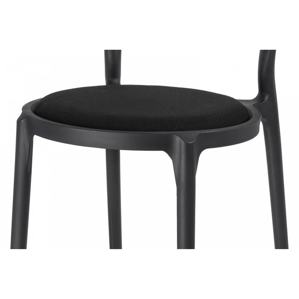 Krzesło do jadalni Slim PP-134A.BLACK do gabinetu czarne