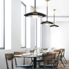 Metalowa lampa wisząca Welsh QN-WELSH-P-BK LED 15W 3000K złota czarna