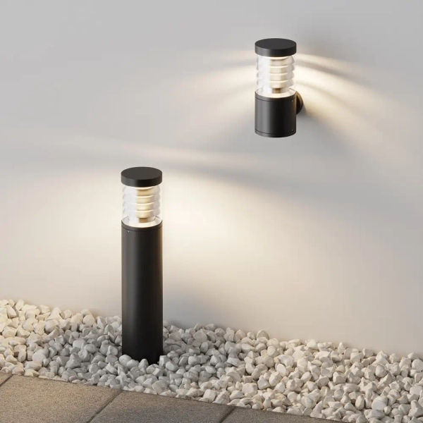 Zewnętrzny kinkiet ścienny Spir O439WL-L12GF3K LED 12W 3000K IP65 grafit