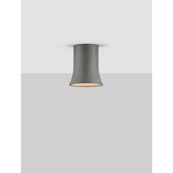 Betonowy stożek sufitowy na korytarz ZORVELA LE45300 czarny