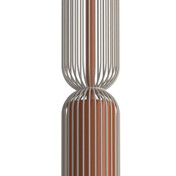 Wisząca lampa do sypialni CAMELEON SINGLES 12198 terakota beżowa