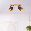 Regulowana lampa sufitowa Tronte 99796/86 metalowa złoty czarny