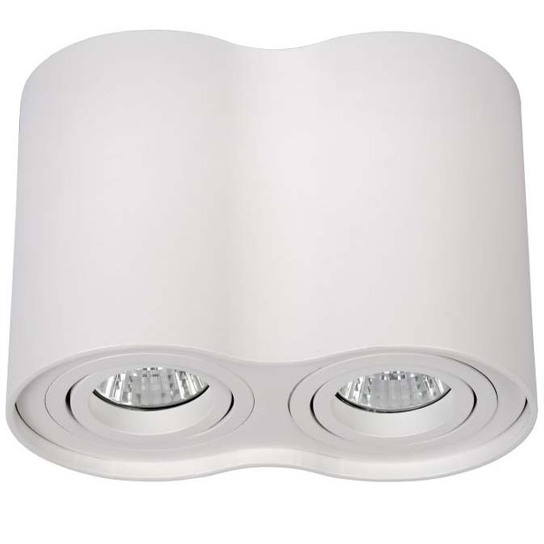 Nowoczesny spot sufitowy Tube 22952/02/31 metalowy do salonu biały