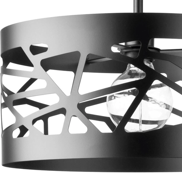 Sufitowa lampa nowoczesna Moduł Frez do holu czarna