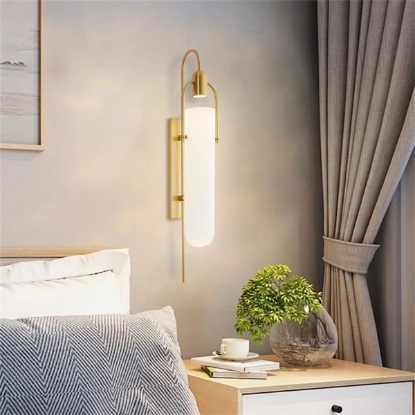 Ledowa naścienna lampa Balde CGBALDE65 LED 5W 3000K do przedpokoju złoty